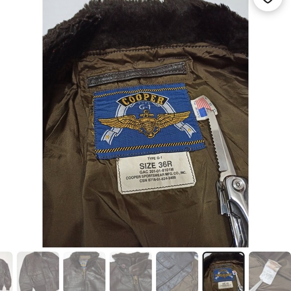 cooper Jackets & Coats Vintage Cooper G Usn Leather Jacket Poshmark